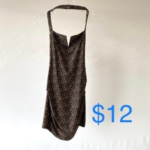 Dress, Cheetah Print, Sleeveless, Small